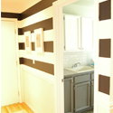 Add Stripes...Hallway Transformation